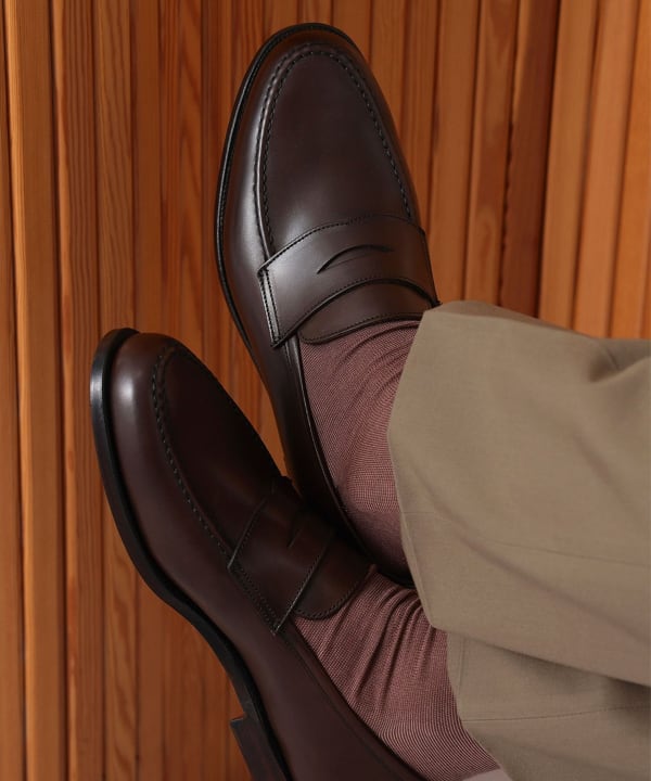 BEAMS F（ビームスF）CROCKETT&JONES / BOSTON2 カーフ ローファー ...