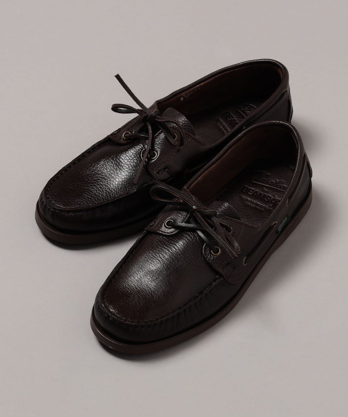 Paraboot / BARTH deerskin deck shoes - BEAMS F