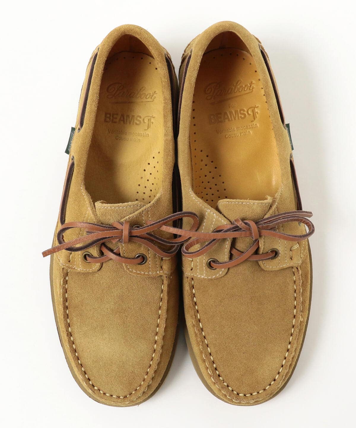 Paraboot × BEAMS F / MALO デッキシューズ | newventures.org