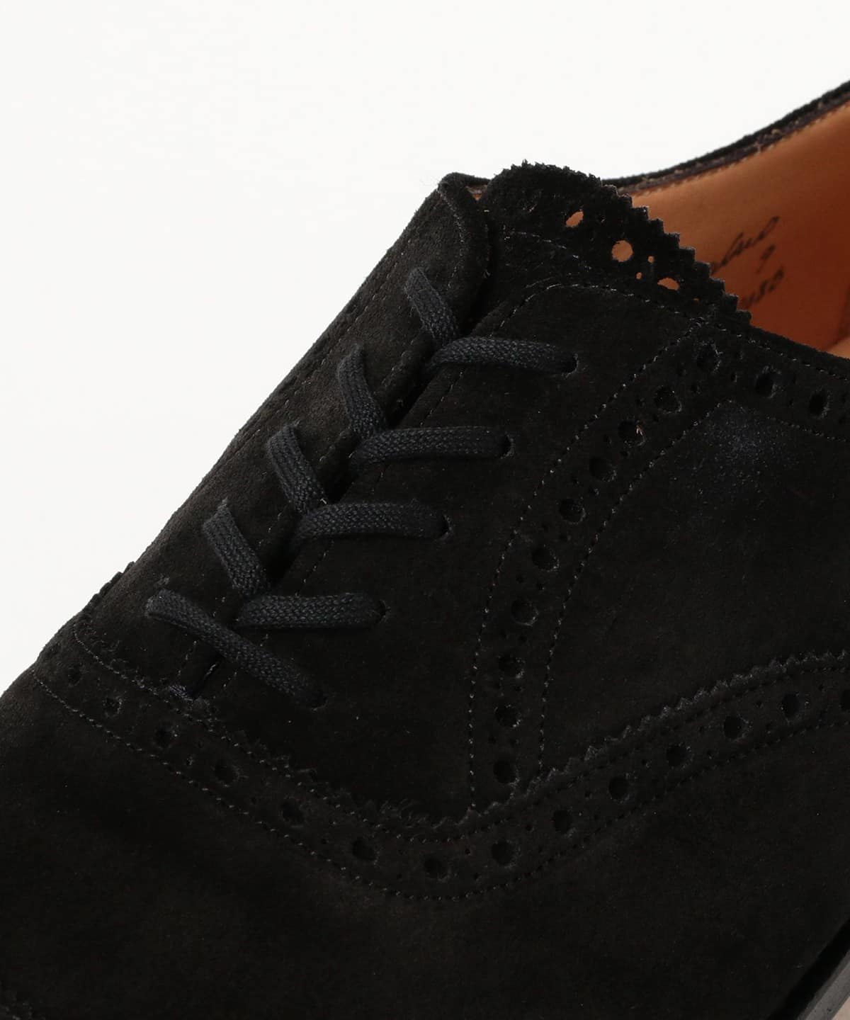 BEAMS F（ビームスF）CHEANEY / スエード セミブローグ シューズ