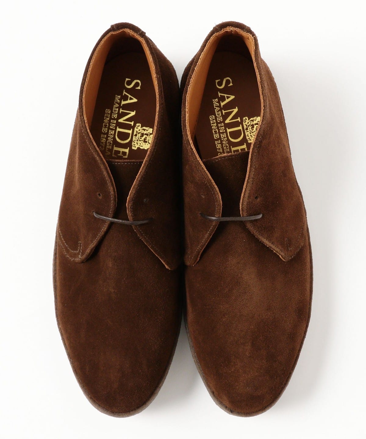 BEAMS F（ビームスF）SANDERS / MUDGUARD スエード チャッカブーツ