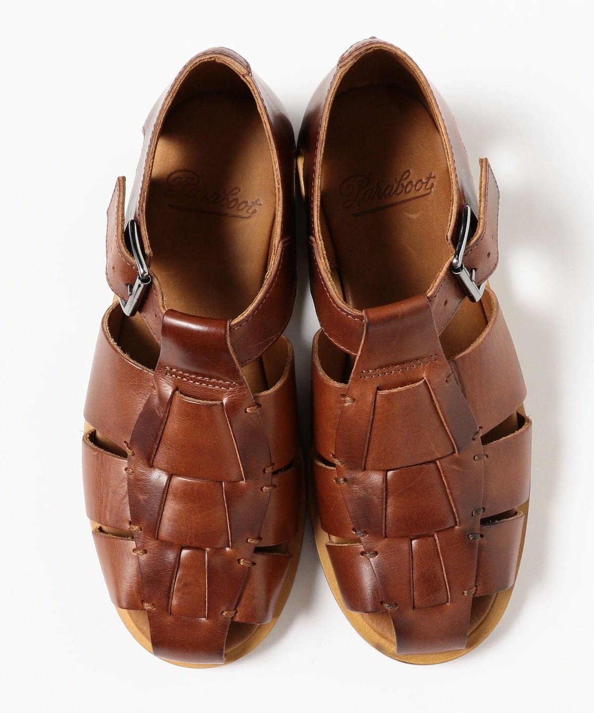 新品Paraboot Pacific ビームスF別注 サイズ40 グルカサンダル BEAMS F BEAMS / PACIFIC Leather Gurkha Sandals (Shoes Sandals) for
