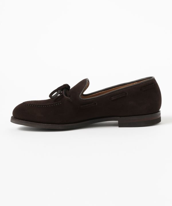 CROCKETT&JONES / WENDOVER 3 スエード リボンローファー