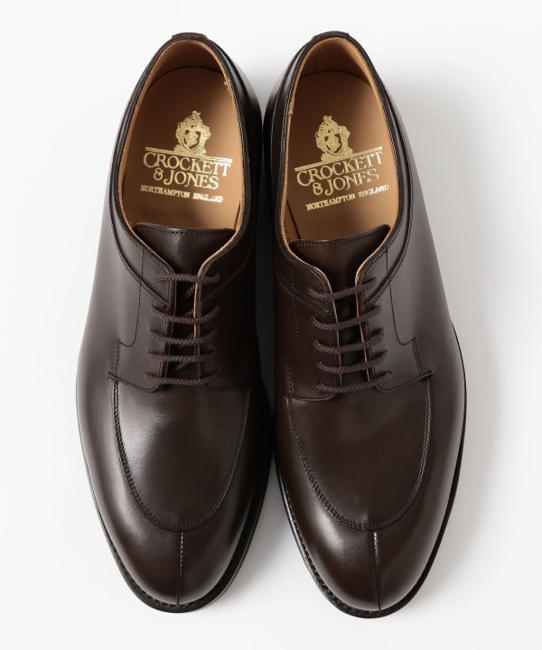 CROCKETT&JONES / SHELTON 5 ワックスカーフ エプロンフロント ダービー