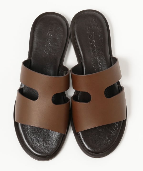 BEAMS F(ビームスF)【別注】L/UCCA / レザーサンダル BEAMS F(ビームスF)【別注】L/UCCA / レザーサンダル