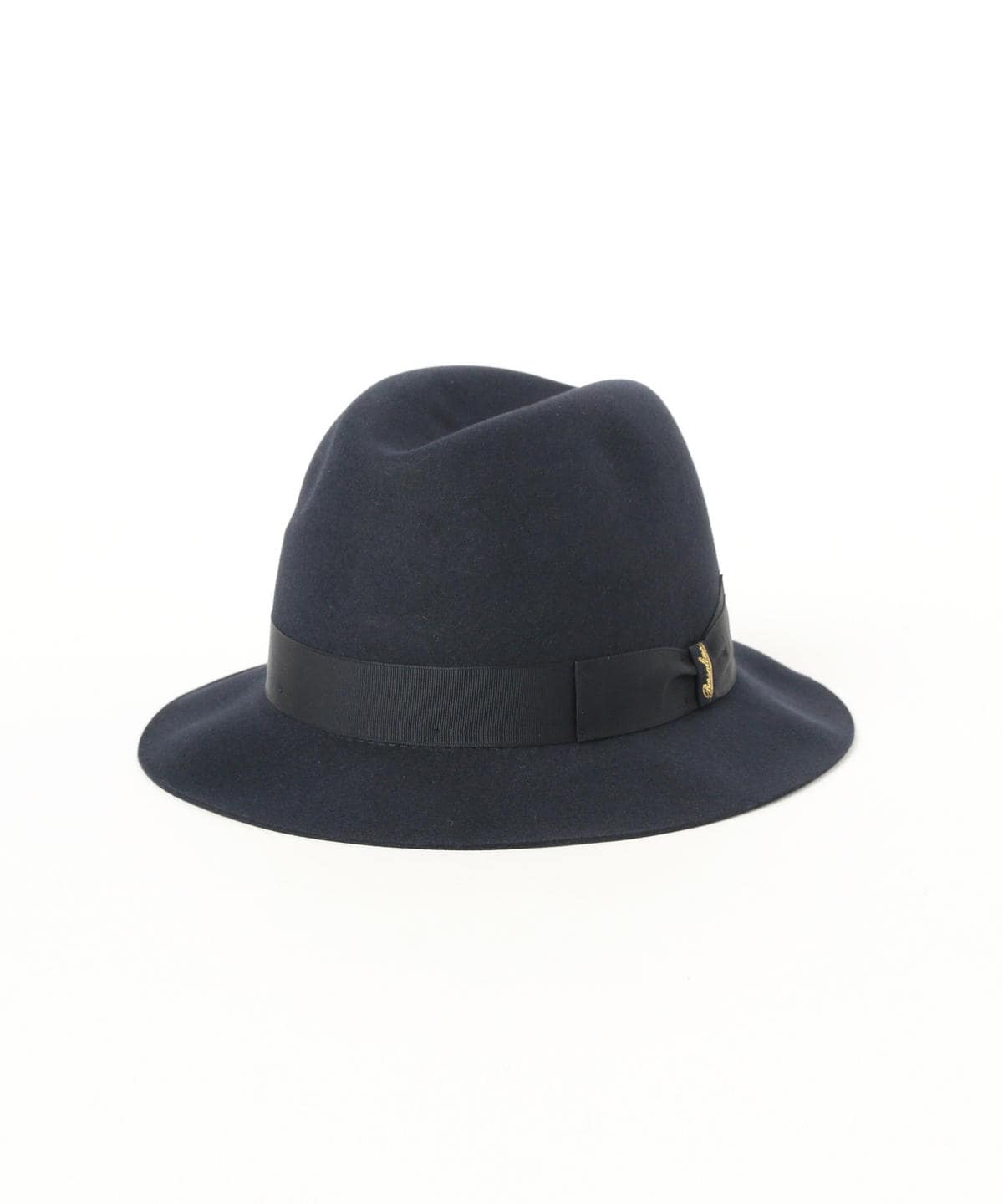 Borsalino ブラック ラビットファーハット Borsalino（ボルサリーノ） ハット メンズ ウール ラビットファー