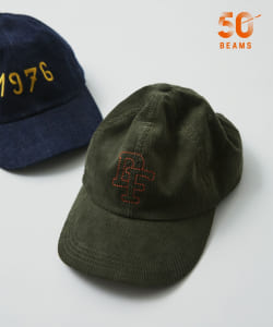 【別注】Drake’s × BEAMS F / DF コーデュロイ ベースボールキャップ