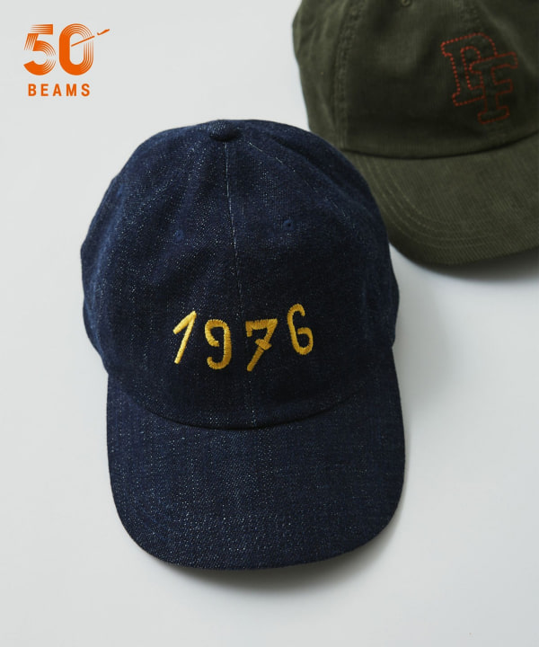 【別注】Drake’s × BEAMS F / 1976 デニム ベースボールキャップ