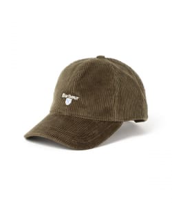 Barbour / コーデュロイ ロゴ ベースボールキャップ