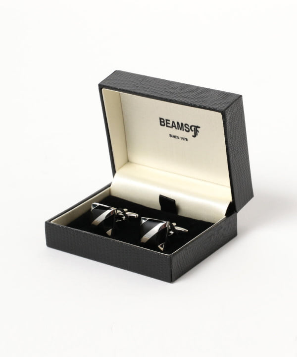 BEAMS F BEAMS elizabeth parker / covered cufflinks (suit/tie