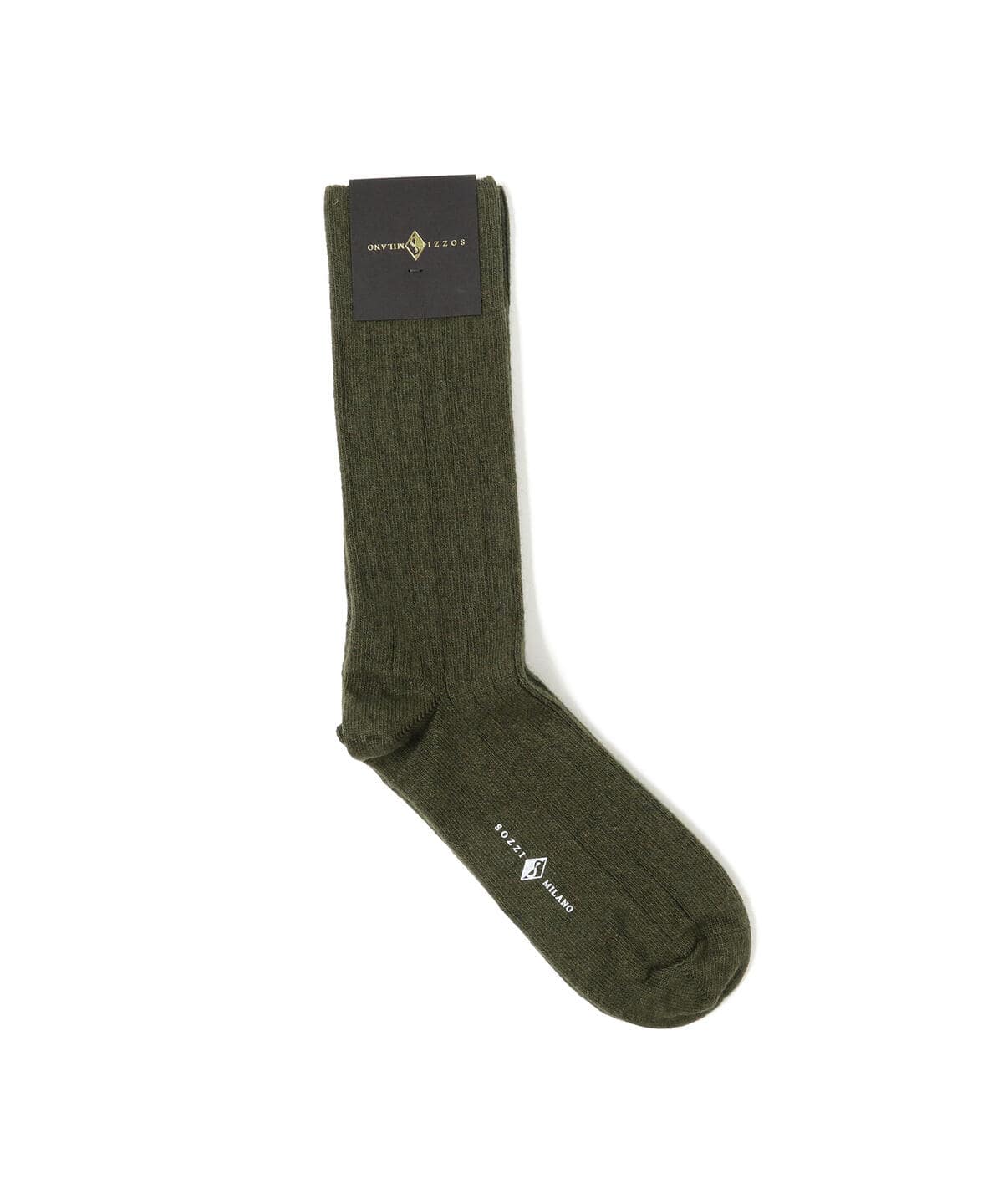 SOZZI / ウール リブソックス レッグウェア MEN OLIVE/23 ONE SIZE SOZZI / ウール リブソックス レッグウェア MEN OLIVE/23 ONE SIZE