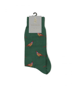 ▲SCOTT NICHOL / PHEASANT コットンナイロン ソックス