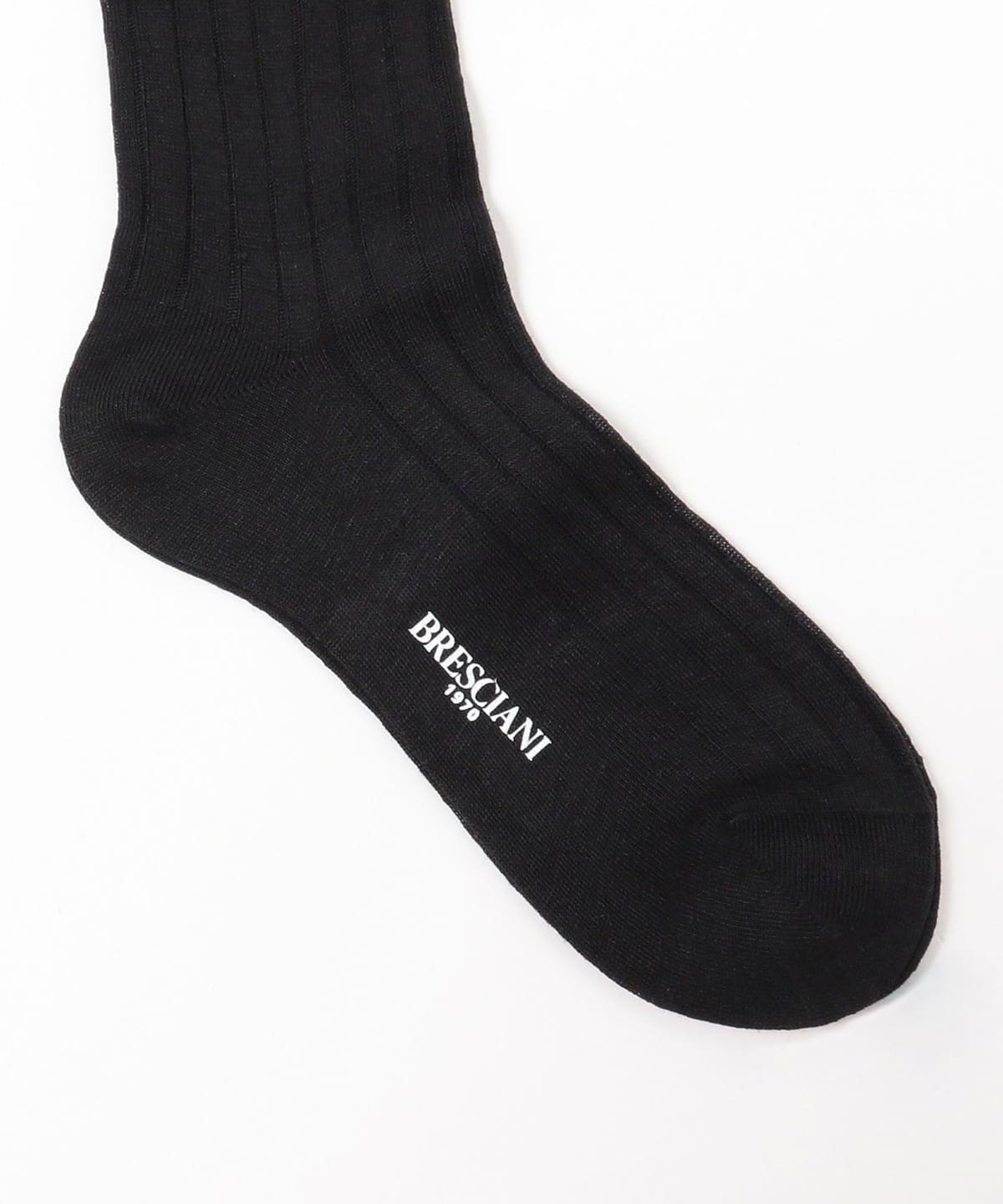 BEAMS F（ビームスF）BRESCIANI / リネン メランジ ソックス（レッグ