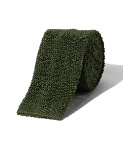 ▲ASCOT / ソリッドニット ネクタイ