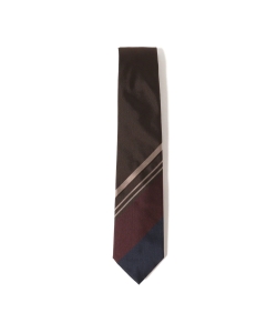 ▲GIERRE / パネルストライプ ネクタイ