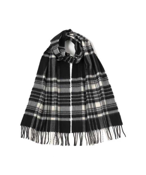 BEAMS F BEAMS / Cashmere tartan check muffler (fashion