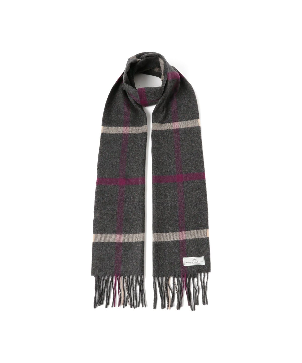 BEAMS F（ビームスF）Whiteley & Green / ウールカシミヤ ウインドウ