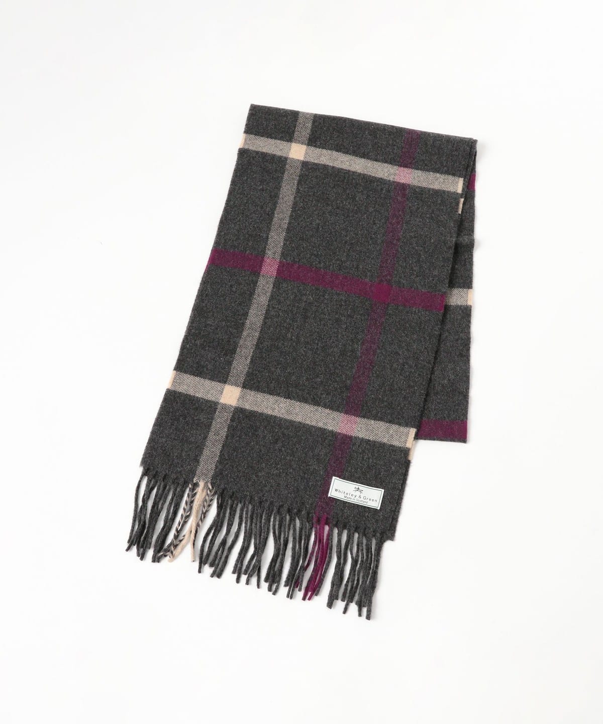 BEAMS F（ビームスF）Whiteley & Green / ウールカシミヤ ウインドウ