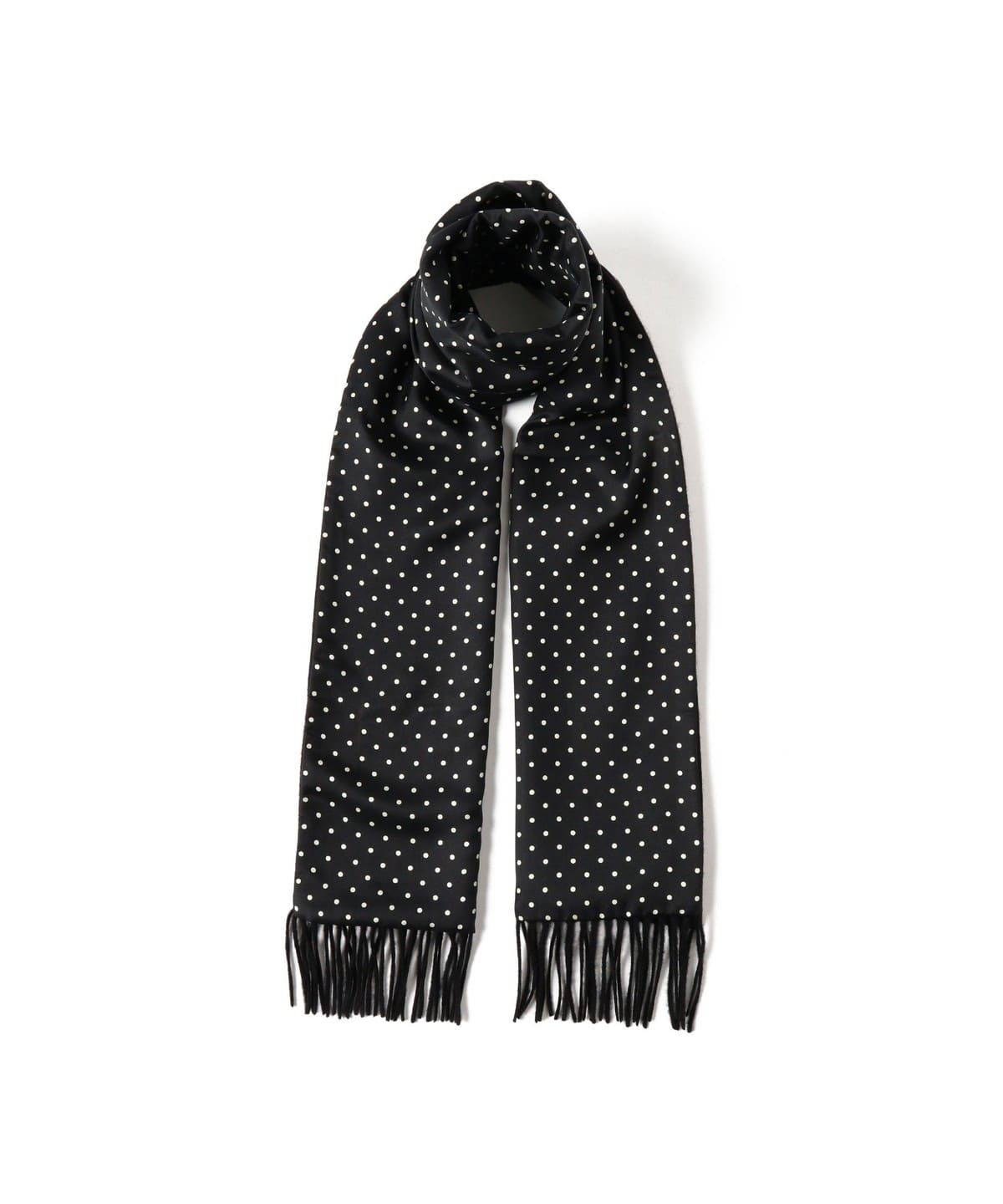【別注】New & Lingwood / シルクカシミヤ リバーシブル スカーフ ファッション雑貨 MEN BLACK ONE SIZE 【別注】New & Lingwood / シルクカシミヤ リバーシブル スカーフ ファッション雑貨 MEN BLACK ONE SIZE