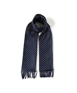 【別注】New&Lingwood / シルクカシミヤ リバーシブル スカーフ