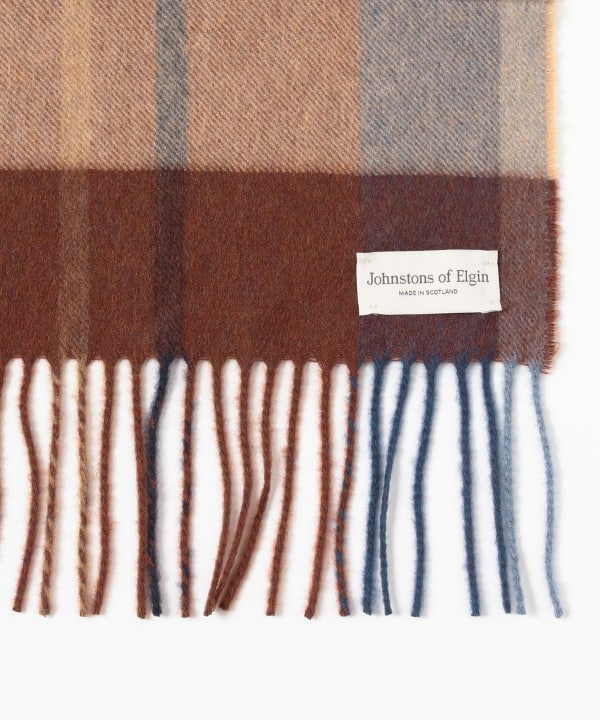 BEAMS F（ビームスF）Johnstons of Elgin / カシミヤ チェック