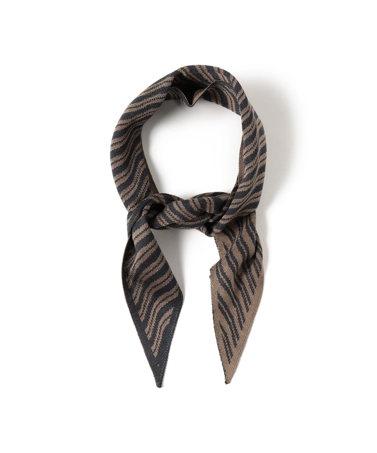 【別注】Begg x Co ベグ アンド コー / シルク ウェーブ柄 ネッカチーフ ファッション雑貨 MEN BROWN ONE SIZE 【別注】Begg x Co ベグ アンド コー / シルク ウェーブ柄 ネッカチーフ ファッション雑貨 MEN BROWN ONE SIZE