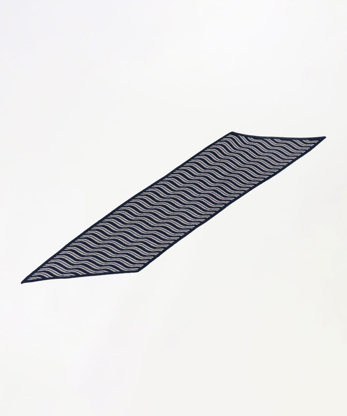 Dimaglia Cravatte ネッカチーフ BEAMS F（ビームスF）【別注】Dimaglia Cravatte / シルク ウェーブ柄