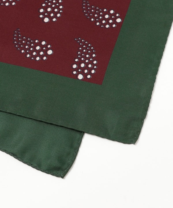 BEAMS F（ビームスF）【別注】REGAGLIA / シルク ドットペイズリー柄