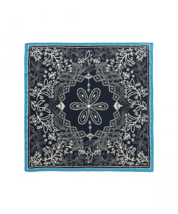 【別注】Drake’s / シルク バンダナ柄 プリント ネッカチーフ