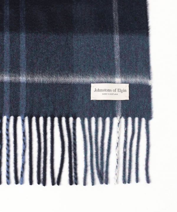 BEAMS F（ビームスF）Johnstons of Elgin / カシミヤ チェック