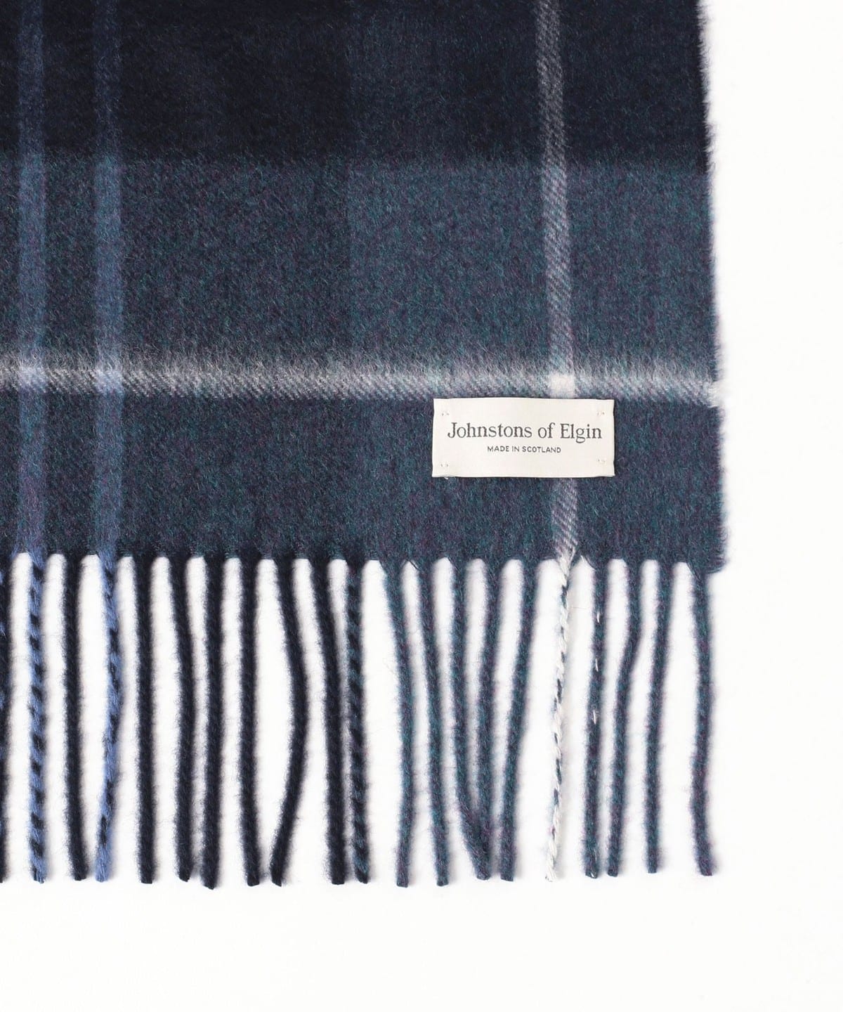 BEAMS F（ビームスF）Johnstons of Elgin / カシミヤ チェック