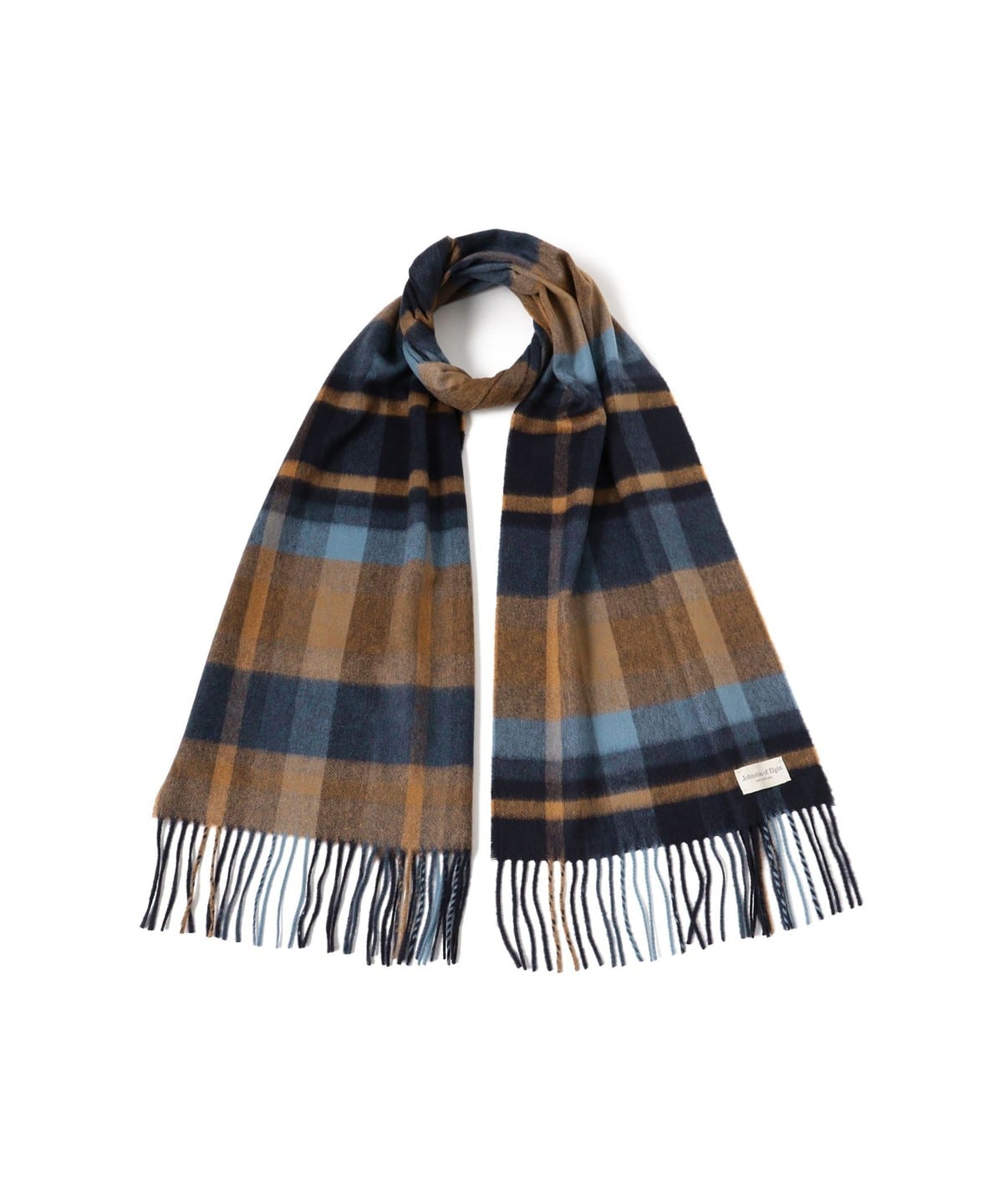 BEAMS F（ビームスF）Johnstons of Elgin / カシミヤ ブロックチェック