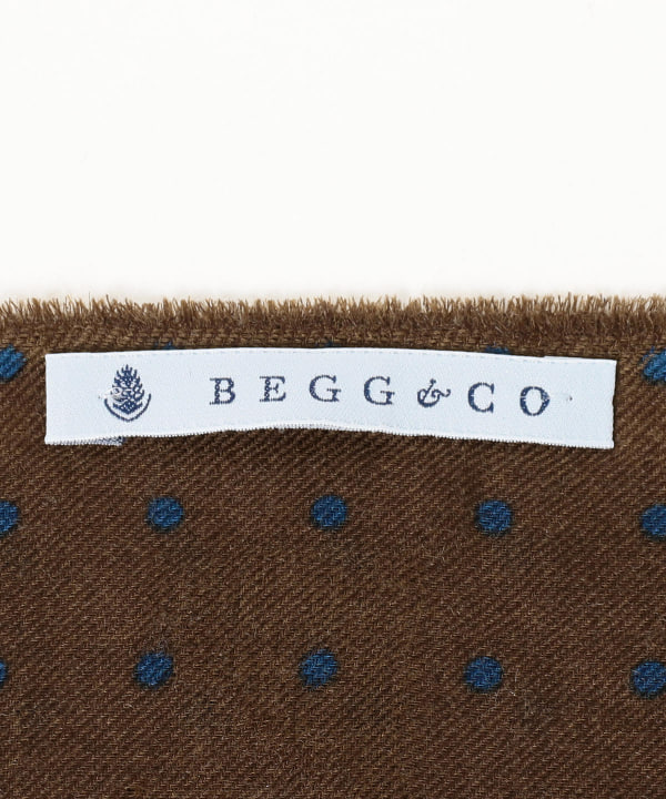 BEAMS F（ビームスF）Begg x Co / WISPY HANOVER カシミヤ ドット