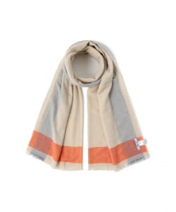 ▲Johnstons / カシミヤ ボーダー マフラー