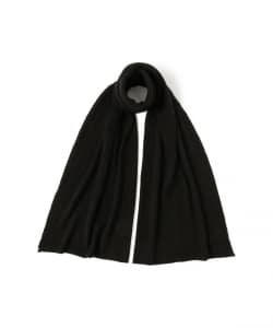 Johnstons of Elgin / カシミヤ ニット ソリッド ストール