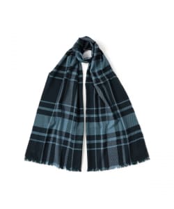 Johnstons of Elgin / ウール ツイル チェック ストール