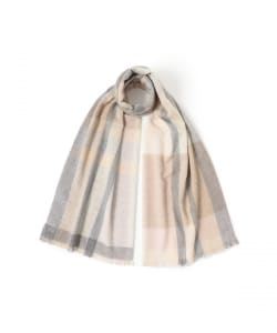 Johnstons of Elgin / カシミヤ マドラス チェック ストール