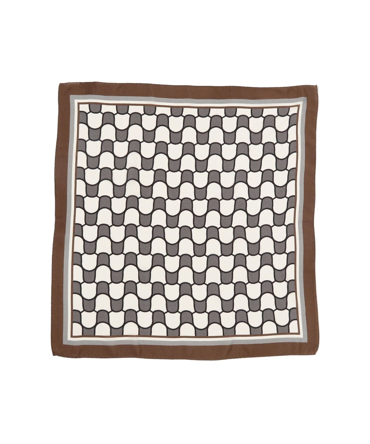 BEAMS F（ビームスF）REGAGLIA / シルク ジオメトリック柄