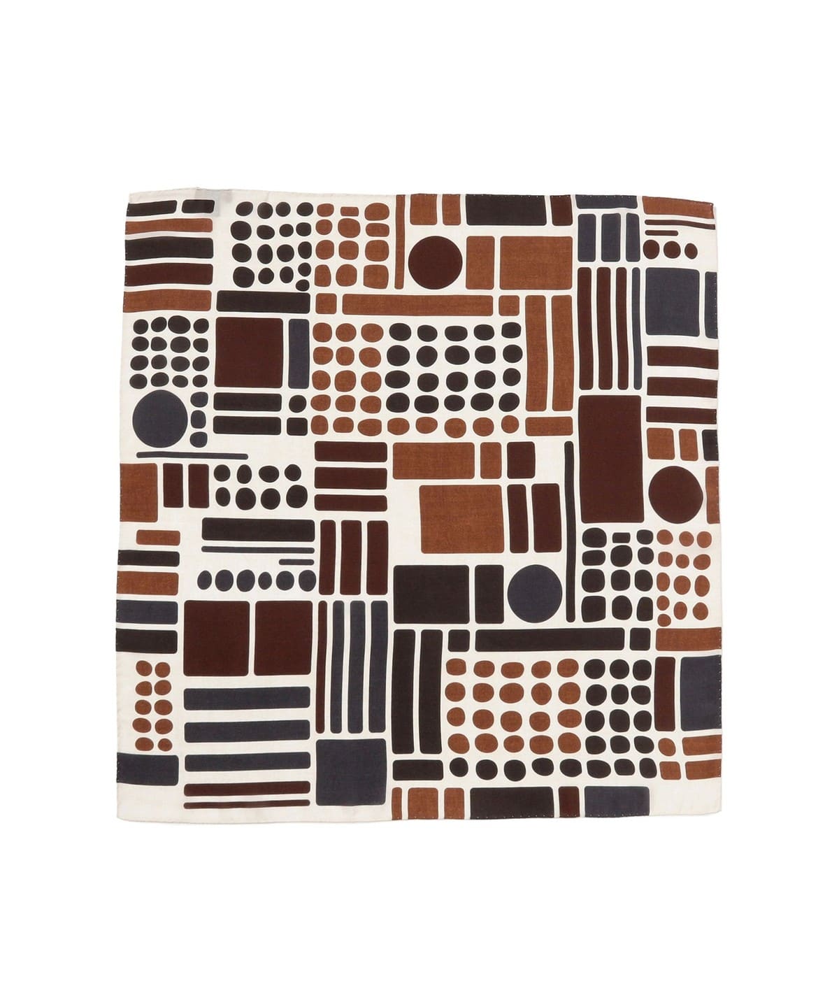 BEAMS F（ビームスF）REGAGLIA / シルク ジオメトリック柄