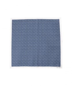 【別注】Anderson & Sheppard / コットン タイル柄 ネッカチーフ