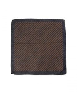 【別注】Anderson & Sheppard / コットン ダイアゴナル柄 ネッカチーフ