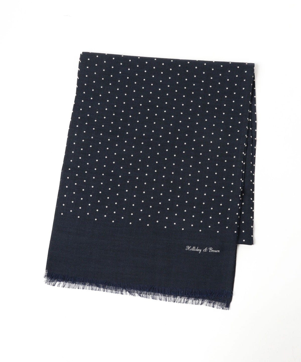 BEAMS F（ビームスF）Holliday & Brown / ウールシルク ドット