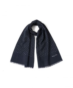 Holliday & Brown / ウールシルク ドット ストール