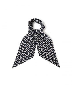 Holliday & Brown / シルク ジオメトリック柄 スカーフ