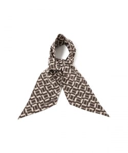 Holliday & Brown / シルク ジオメトリック柄 スカーフ