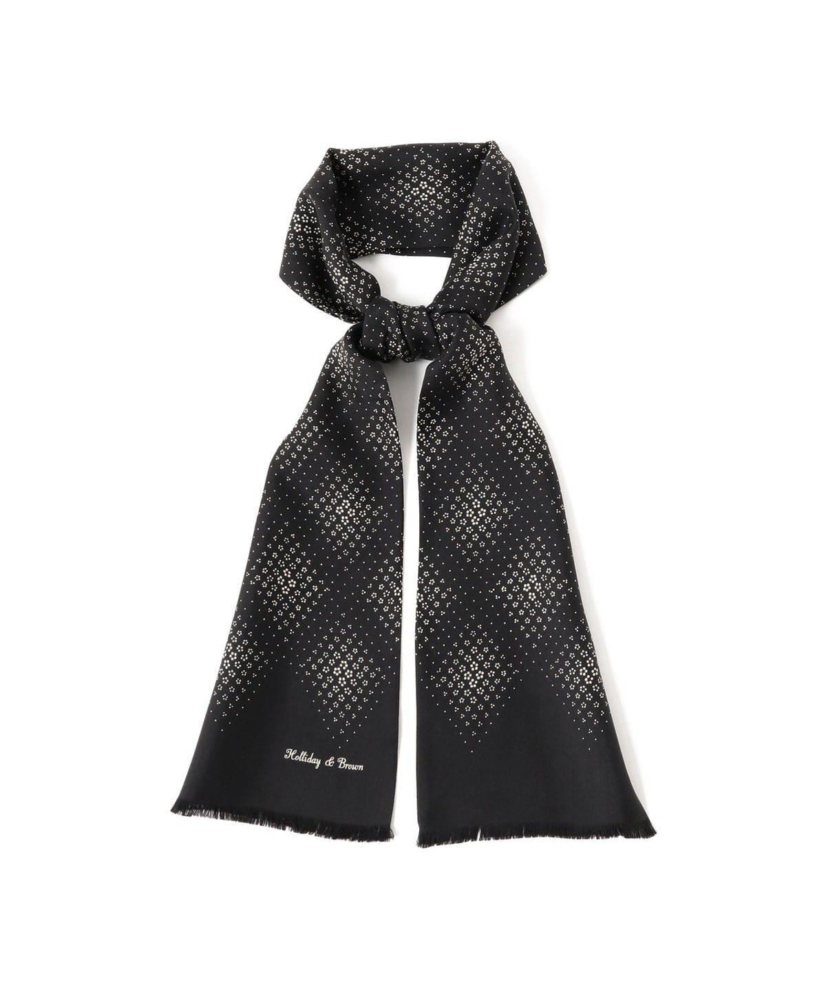 BEAMS F（ビームスF）Holliday & Brown / シルク ジオメトリック柄