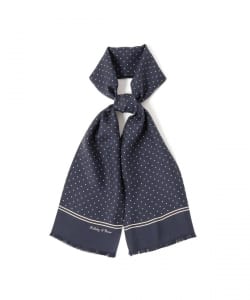 Holliday & Brown / シルク ドット柄 スカーフ