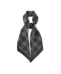 FRANCO BASSI / シルク チェック柄 スカーフ