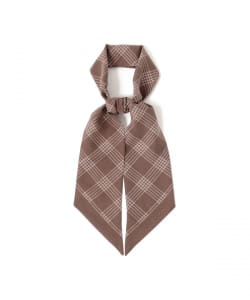 FRANCO BASSI / シルク チェック柄 スカーフ