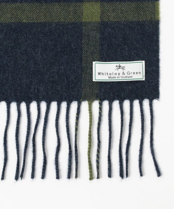 BEAMS F（ビームスF）Whiteley & Green / ウールカシミヤ チェック
